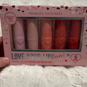 Beauty Concepts Love Your Lips Tinted Lip Balm Set - 5 Shades